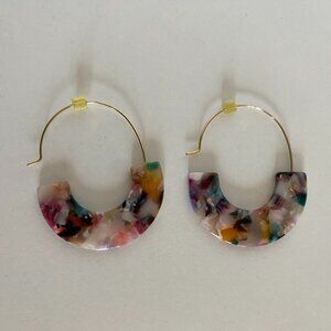 Colorful Bohemian Loop Earrings